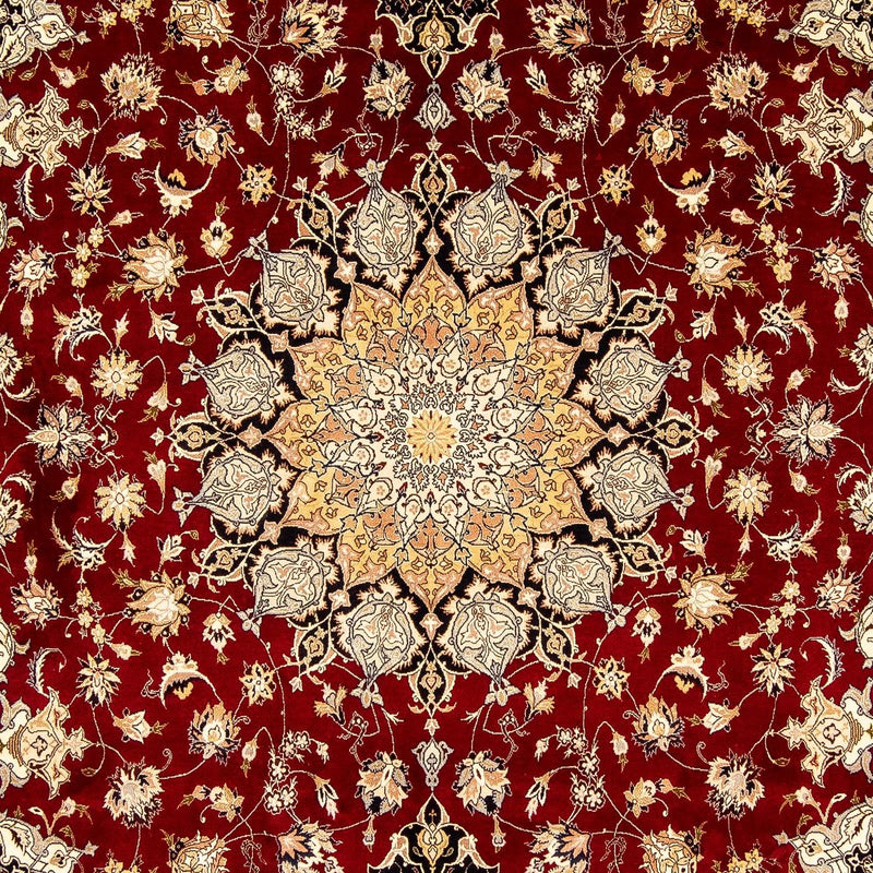 Tappeto Persero - Tabriz - Reale - 352 x 249 cm - rosso scuro