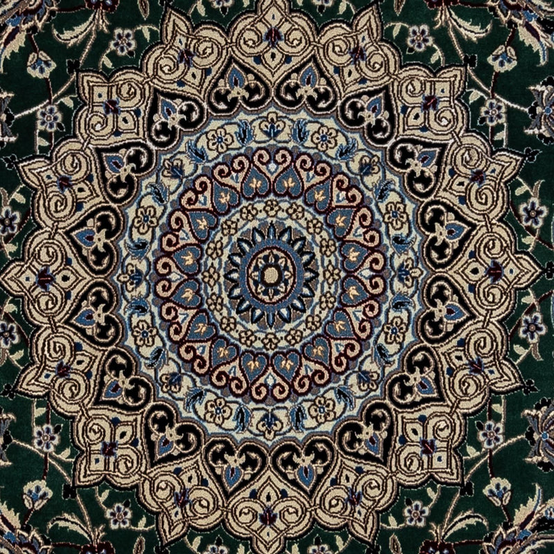 Tappeto Persero - Nain - Reale - 354 x 245 cm - verde scuro