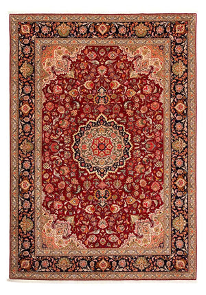 Tappeto Persero - Tabriz - Reale - 303 x 209 cm - rosso scuro