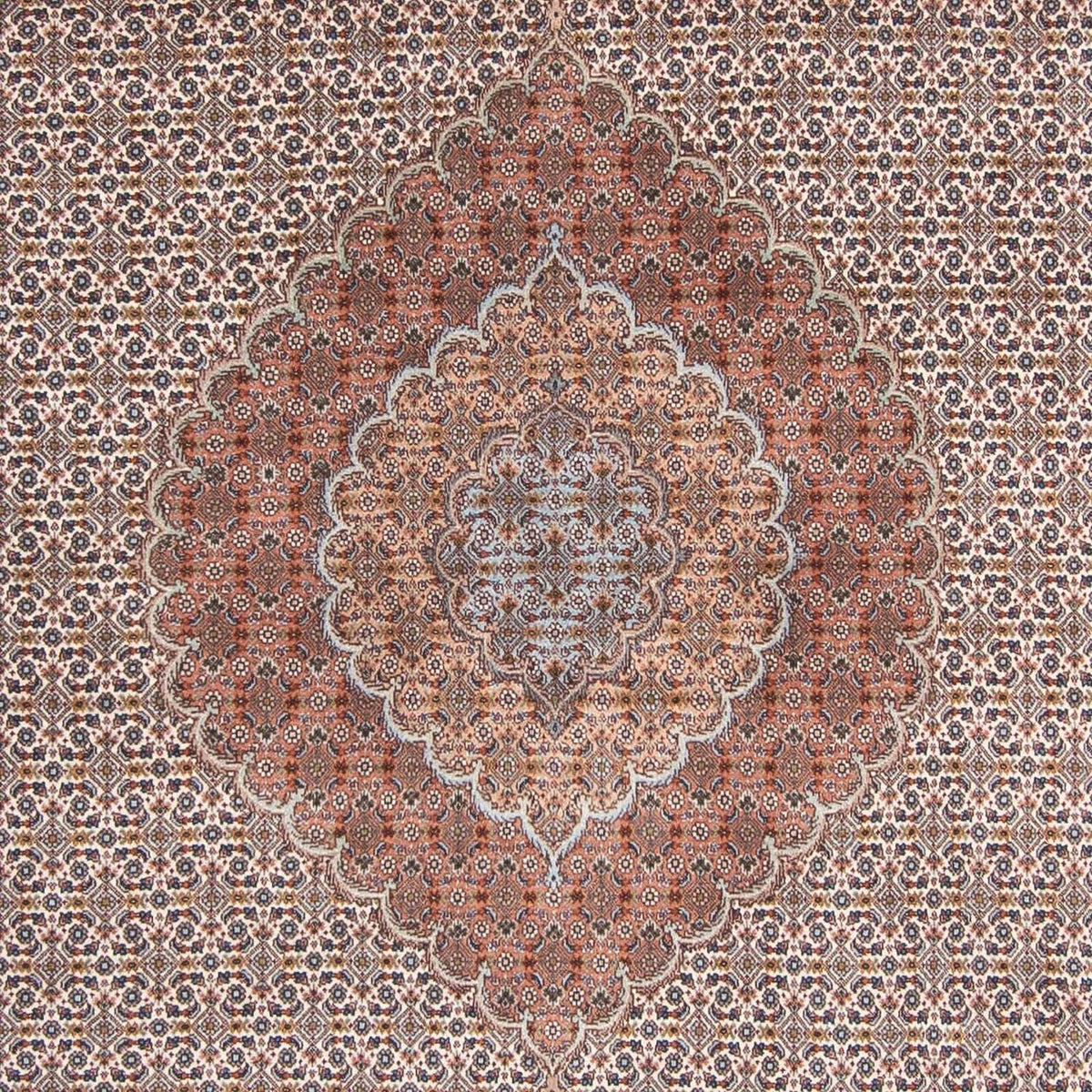 Tappeto Persero - Tabriz - 307 x 197 cm - marrone chiaro