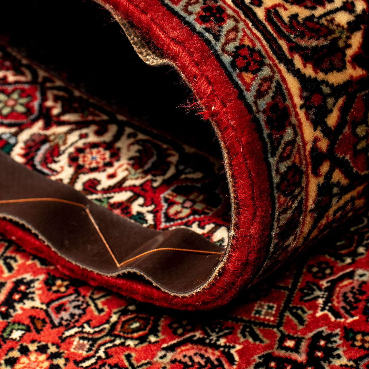 Tappeto corsia Tappeto Persero - Bidjar - 293 x 84 cm - rosso scuro