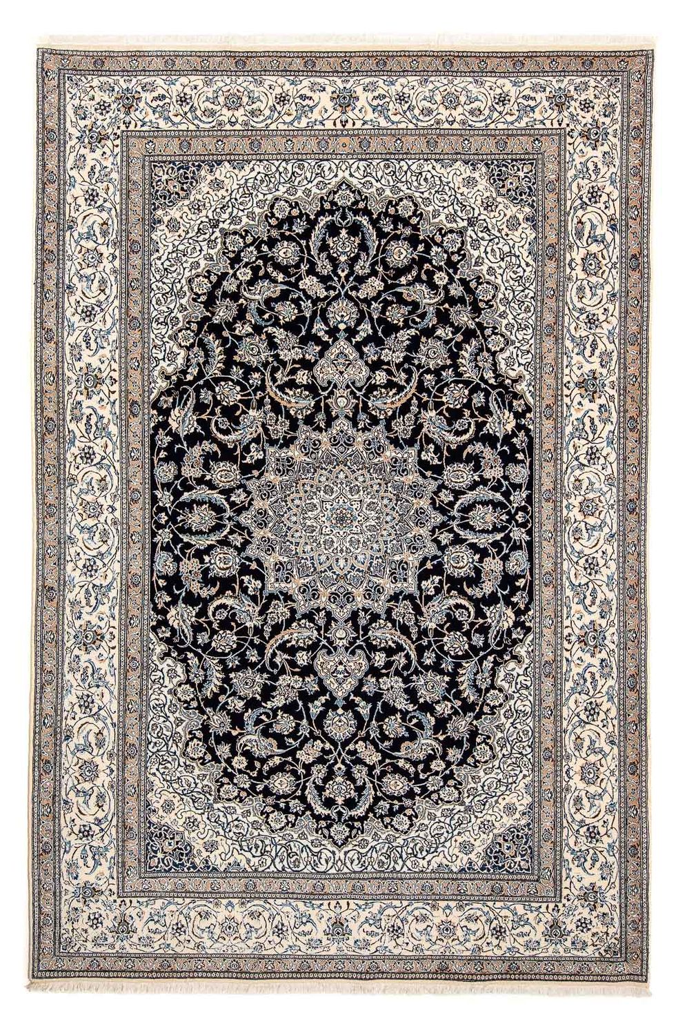 Tappeto Persero - Nain - Premio - 301 x 201 cm - blu scuro