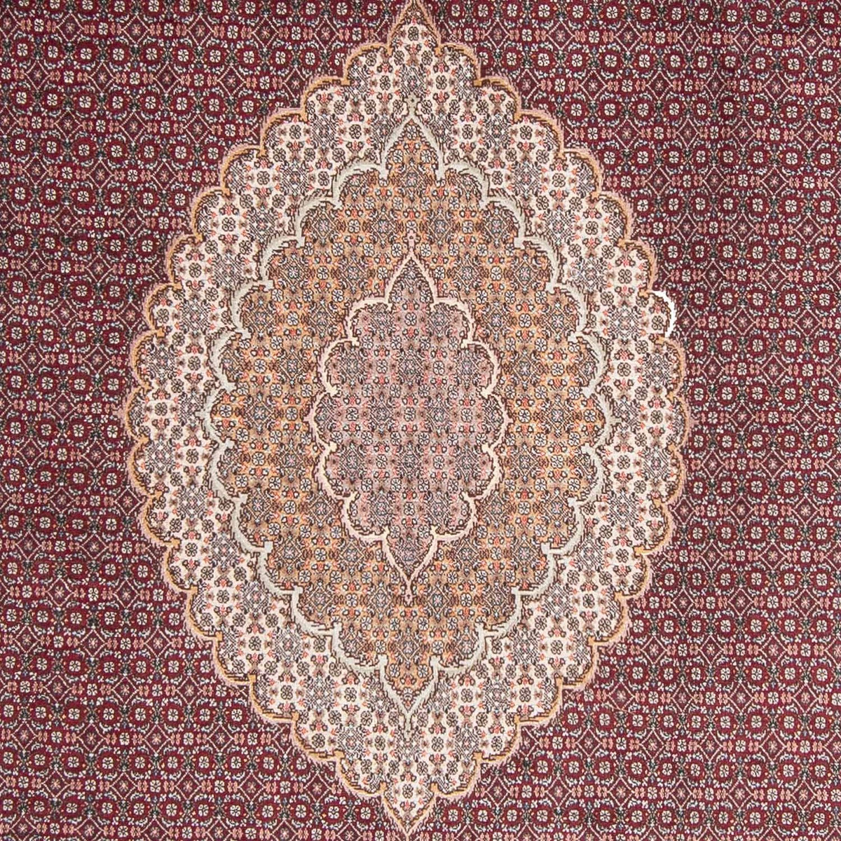 Tappeto Persero - Tabriz - 309 x 205 cm - rosso
