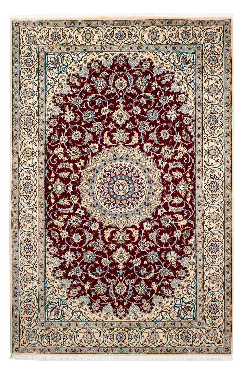 Tappeto Persero - Nain - Reale - 242 x 155 cm - rosso scuro