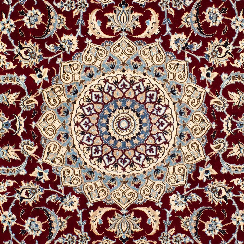 Tappeto Persero - Nain - Reale - 242 x 155 cm - rosso scuro