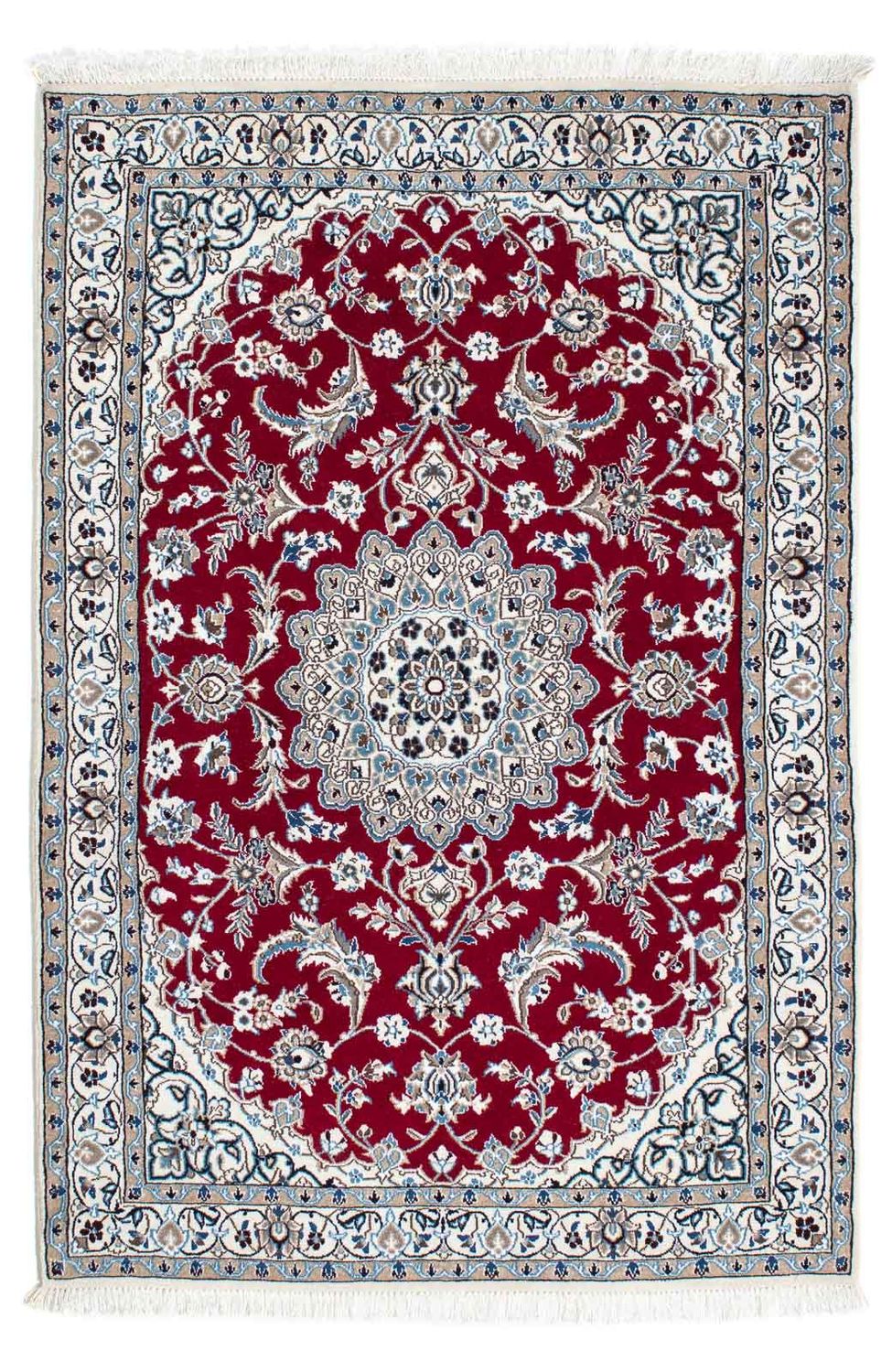 Tappeto Persero - Nain - Reale - 171 x 112 cm - rosso scuro