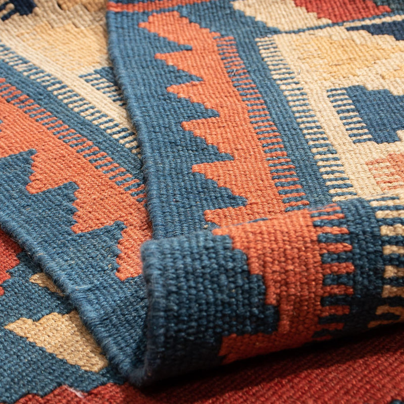 Tappeto Kelim - Orientale - 200 x 153 cm - ruggine