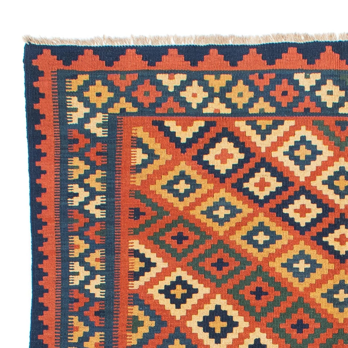 Tappeto Kelim - Orientale - 202 x 153 cm - multicolore