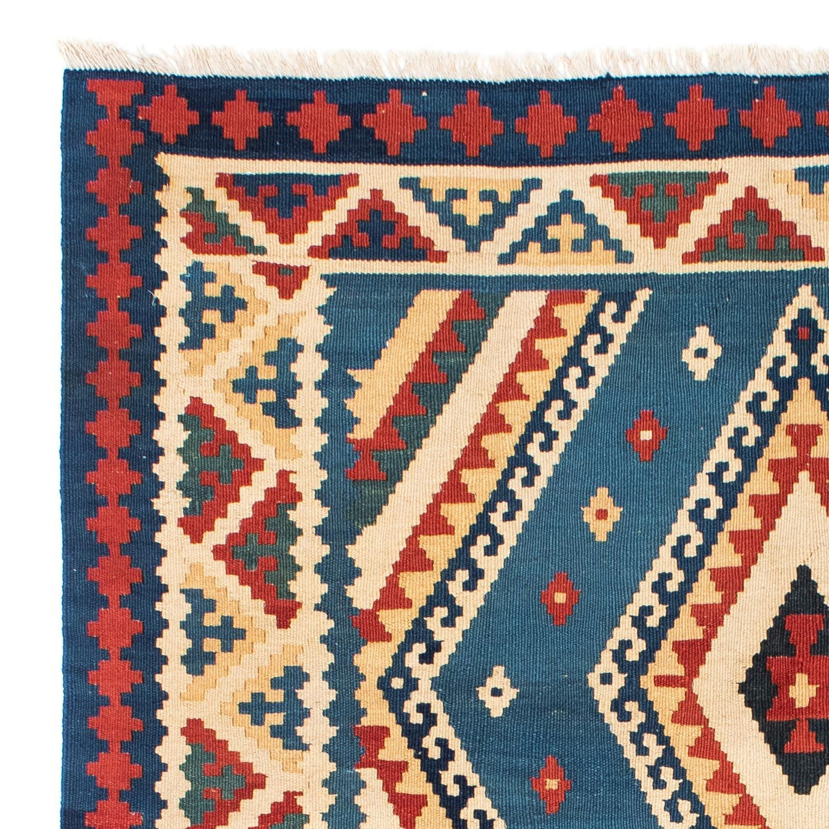 Tappeto Kelim - Orientale - 193 x 152 cm - blu