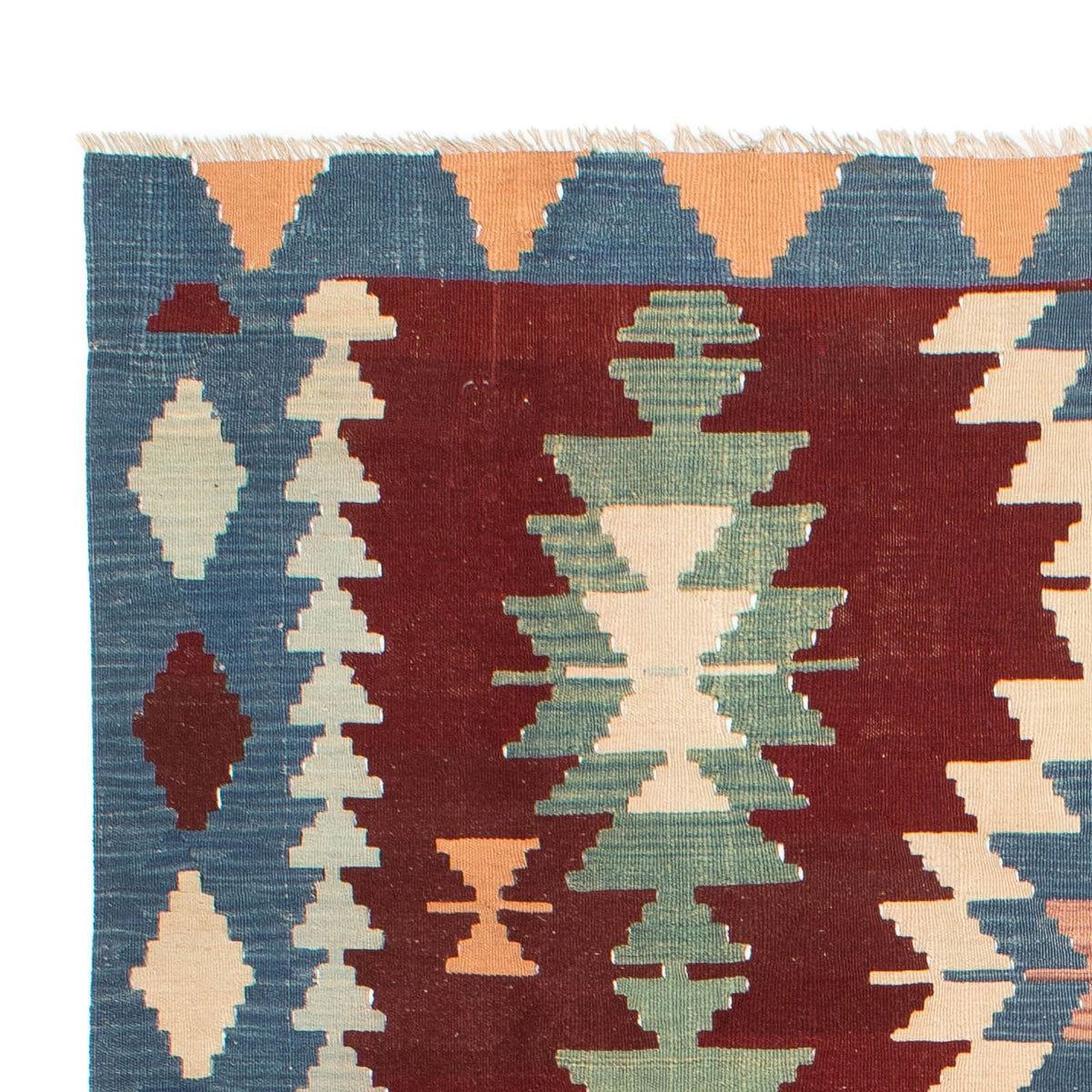 Tappeto Kelim - Orientale - 265 x 190 cm - rosso scuro