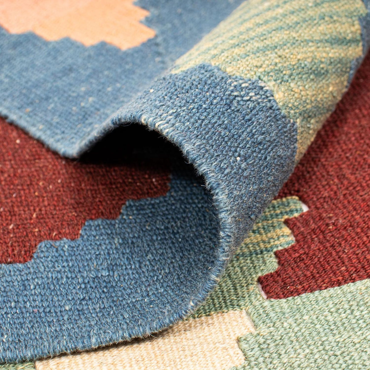 Tappeto Kelim - Orientale - 265 x 190 cm - rosso scuro