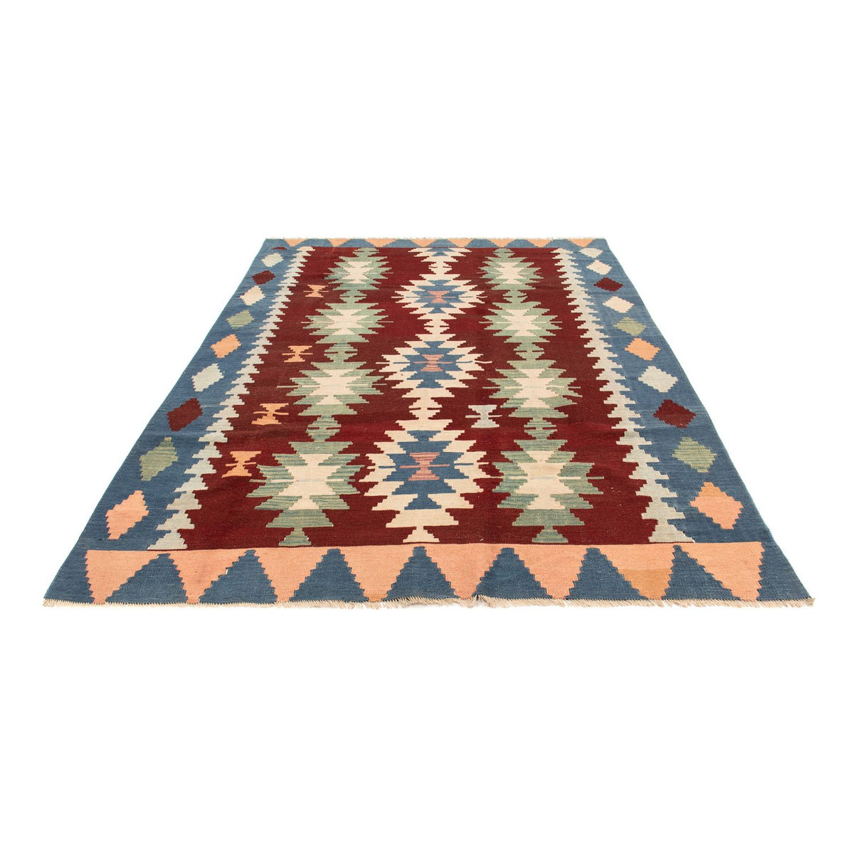 Tappeto Kelim - Orientale - 265 x 190 cm - rosso scuro
