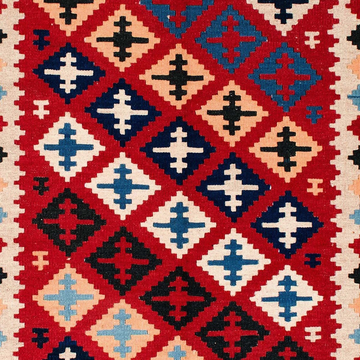 Tappeto Kelim - Orientale - 202 x 153 cm - rosso