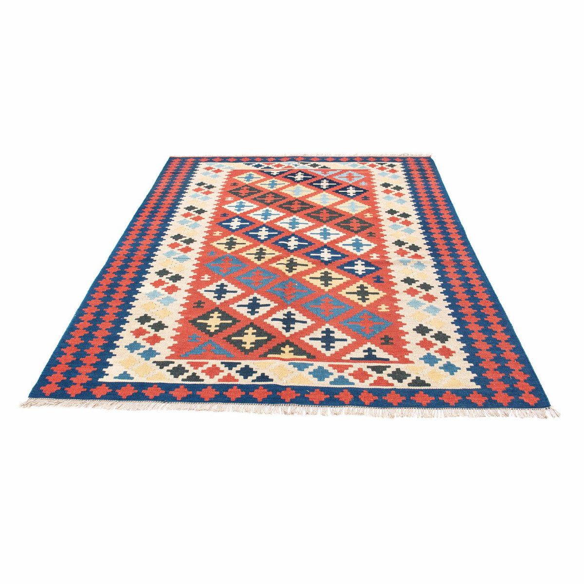 Tappeto Kelim - Orientale - 202 x 153 cm - rosso