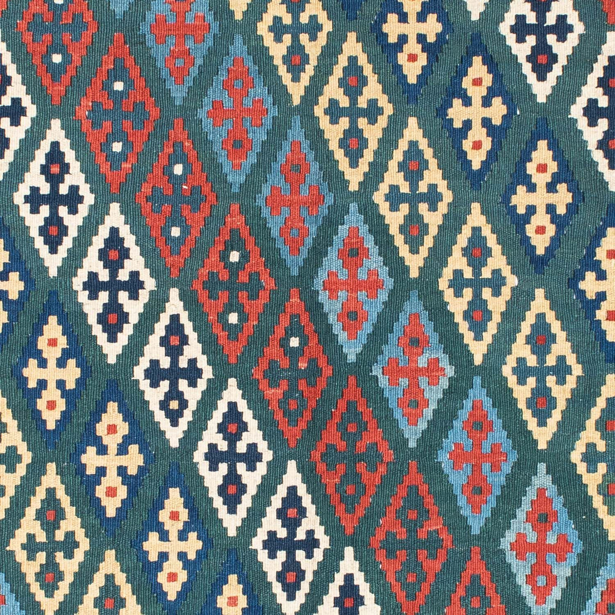 Tappeto Kelim - Orientale - 193 x 131 cm - blu