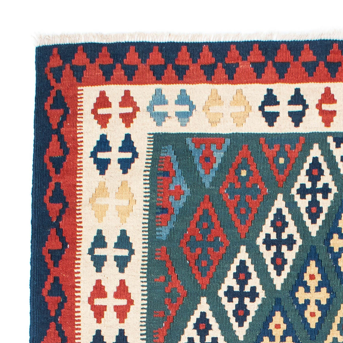Tappeto Kelim - Orientale - 193 x 131 cm - blu