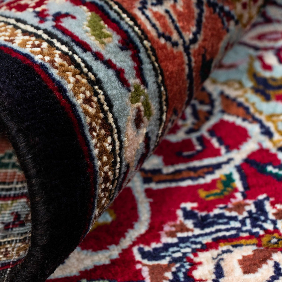 Tappeto Persero - Tabriz - Reale - 311 x 205 cm - blu scuro