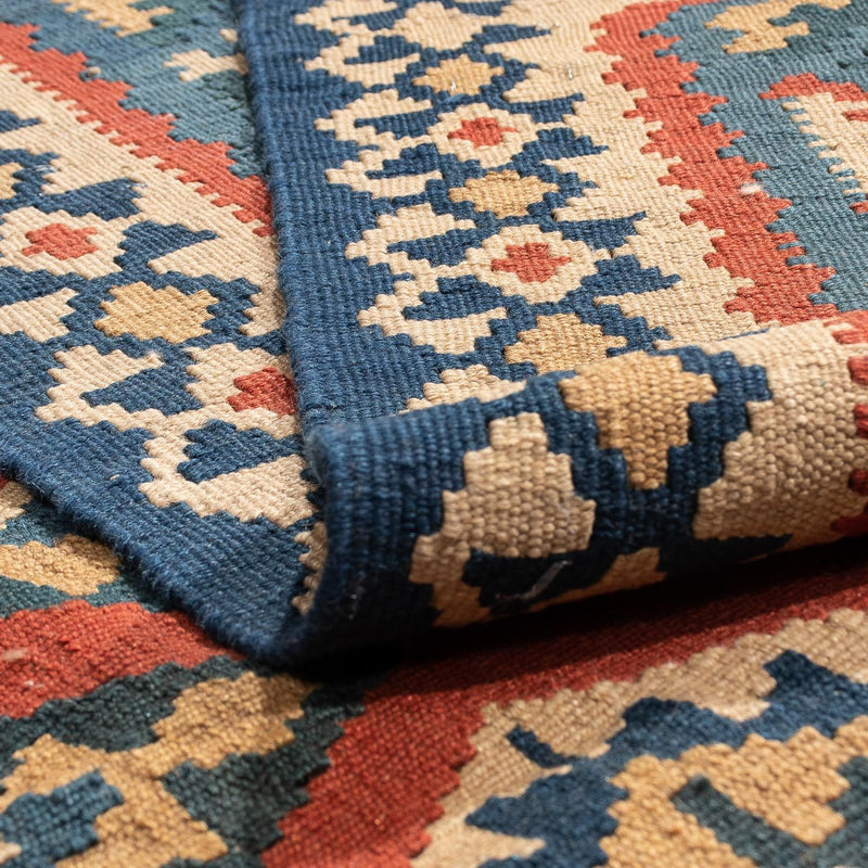 Tappeto Kelim - Orientale - 213 x 165 cm - rosso scuro