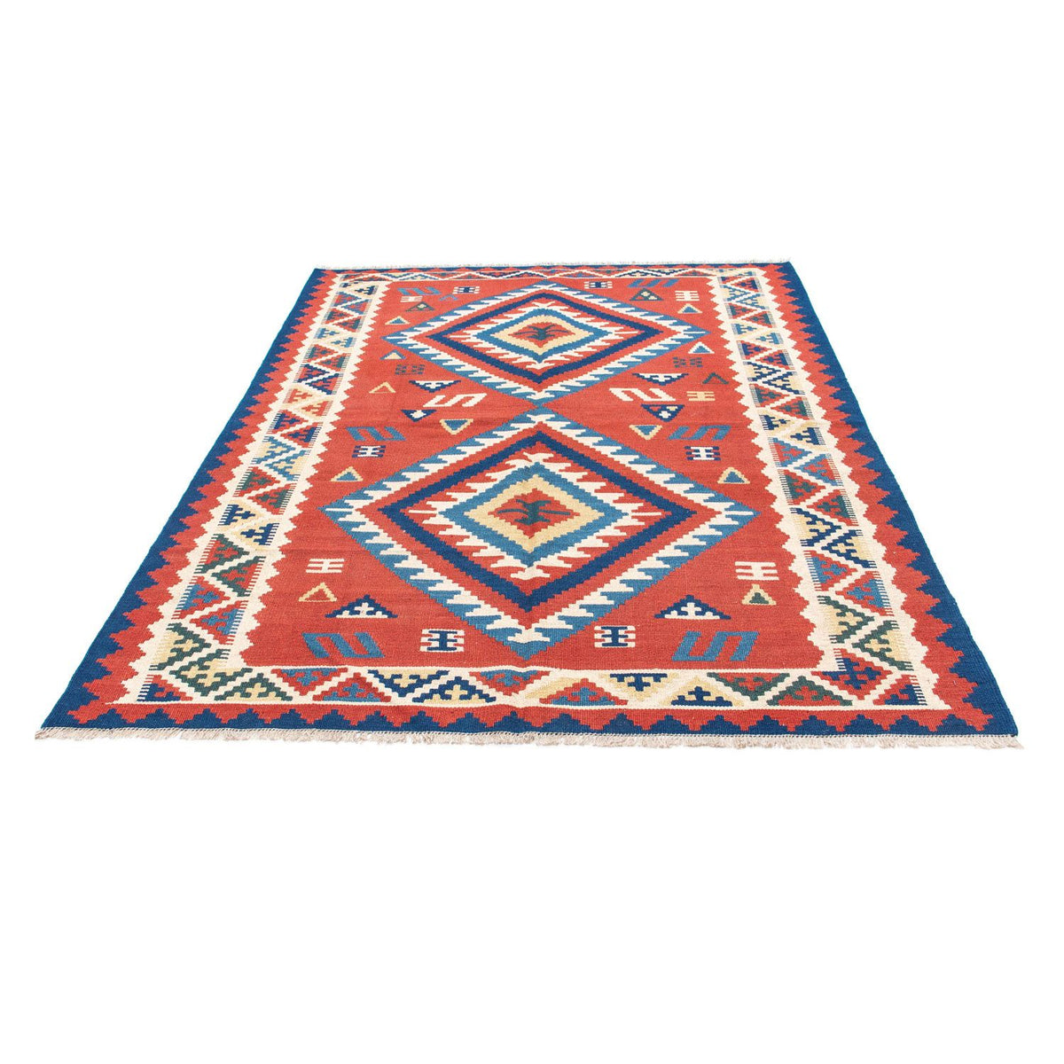 Tappeto Kelim - Orientale - 213 x 160 cm - rosso
