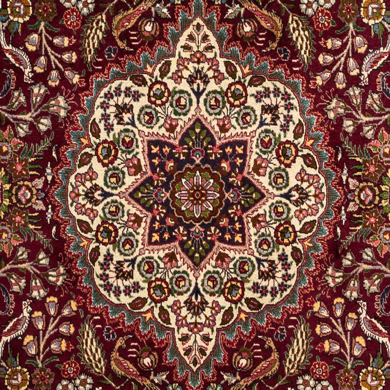 Tappeto Persero - Tabriz - Reale - 285 x 202 cm - rosso scuro