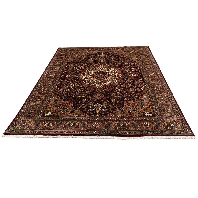 Tappeto Persero - Tabriz - Reale - 285 x 202 cm - rosso scuro