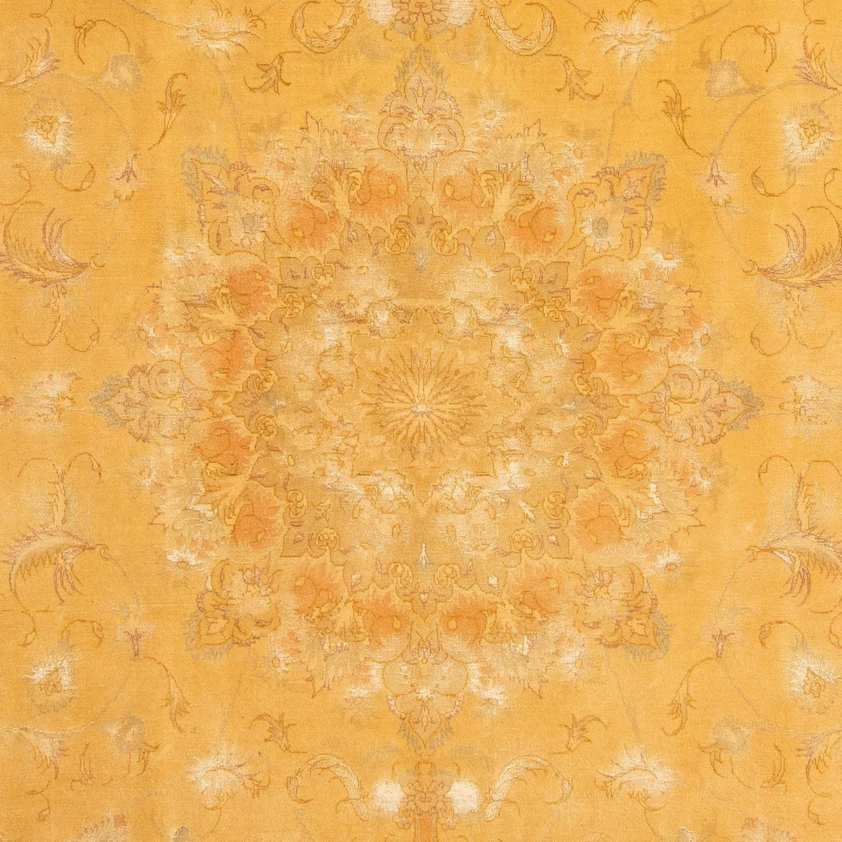 Tappeto Persero - Tabriz - Reale - 302 x 198 cm - oro