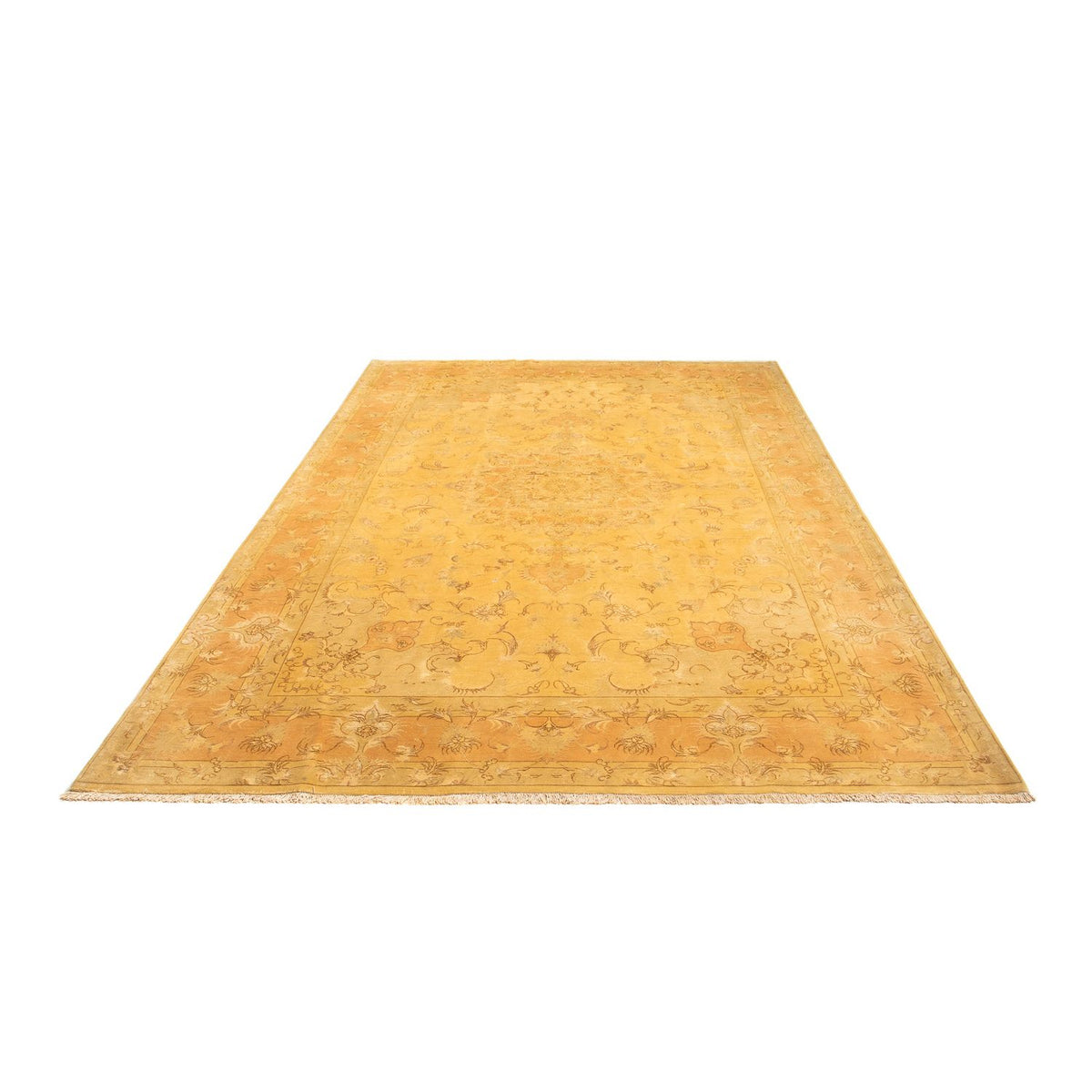 Tappeto Persero - Tabriz - Reale - 302 x 198 cm - oro