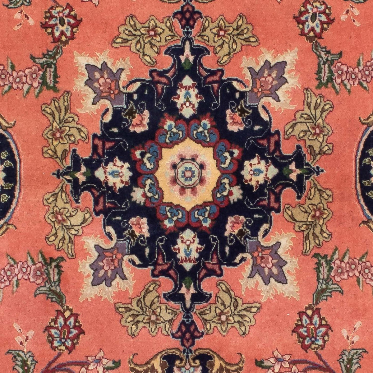 Tappeto corsia Tappeto Persero - Tabriz - Reale - 206 x 82 cm - ruggine