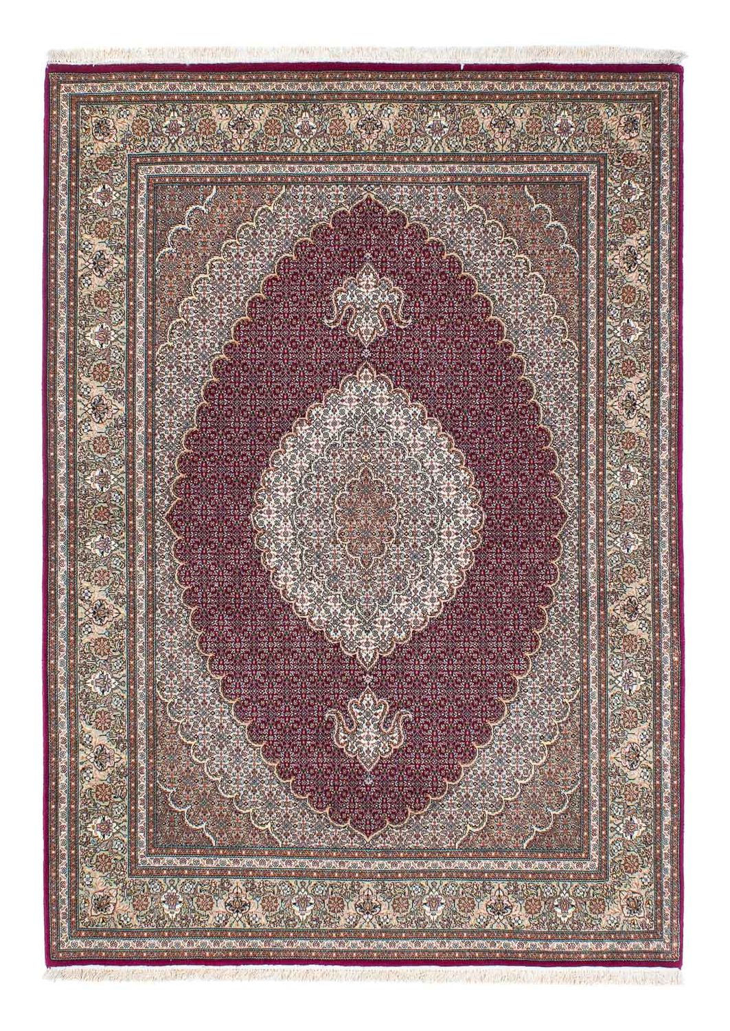 Tappeto Persero - Tabriz - 208 x 150 cm - rosso scuro
