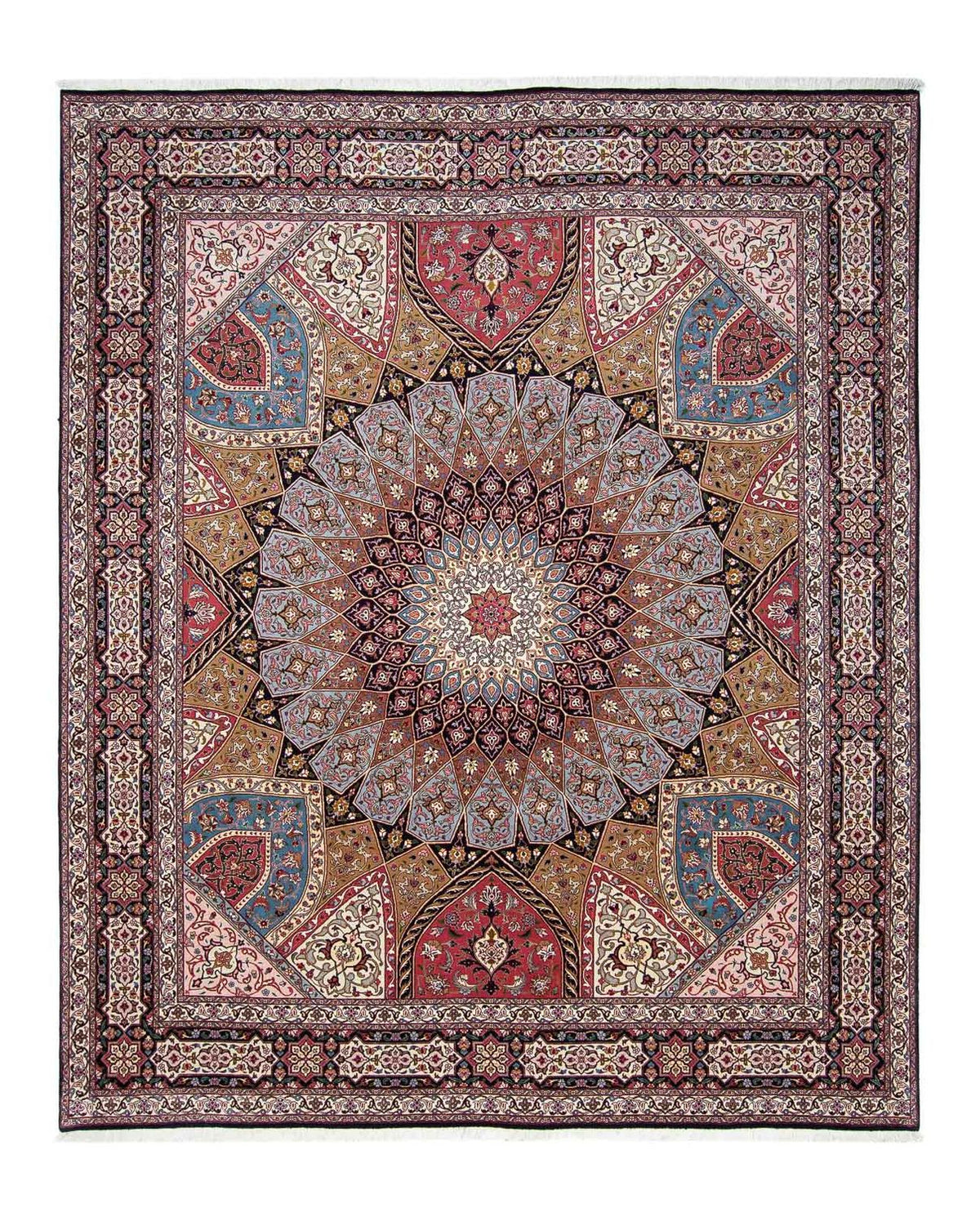 Tappeto Persero - Tabriz - Reale - 303 x 256 cm - multicolore