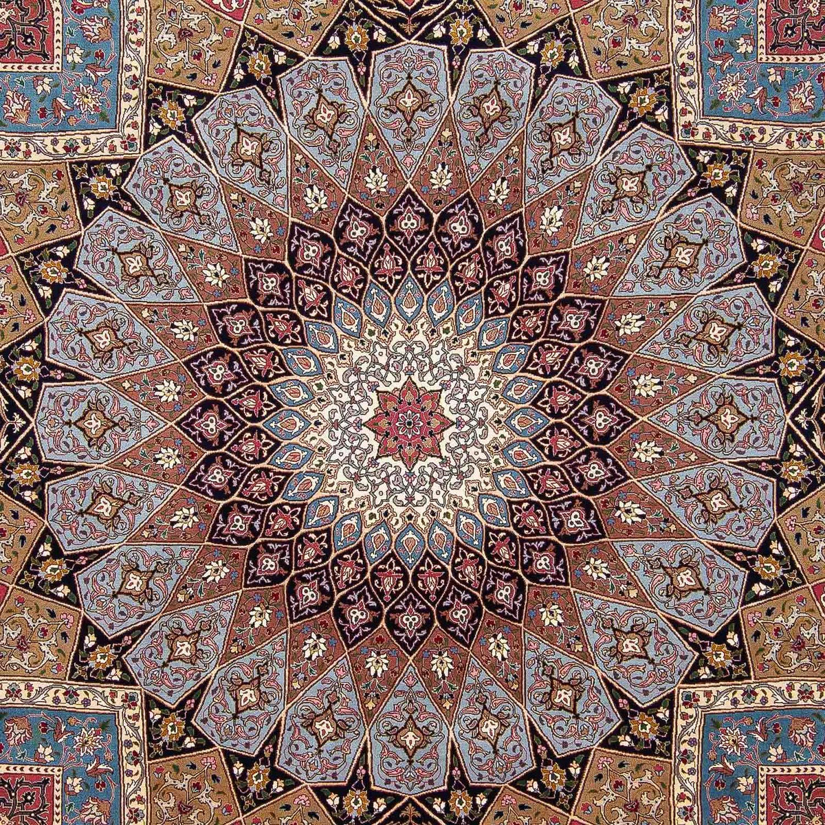 Tappeto Persero - Tabriz - Reale - 303 x 256 cm - multicolore