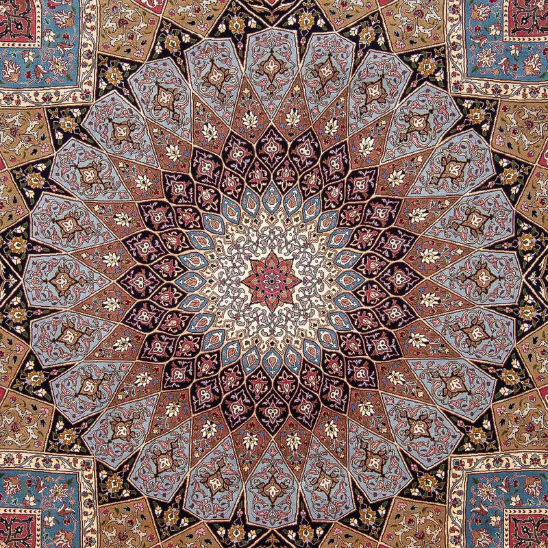 Tappeto Persero - Tabriz - Reale - 303 x 256 cm - multicolore