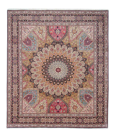 Tabriz - 50 Raj Tappeto 254x293cm - Tappeto persiano