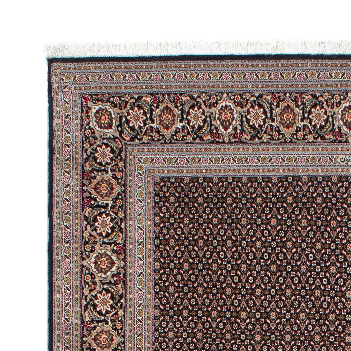 Tappeto Persero - Tabriz - 215 x 151 cm - blu scuro