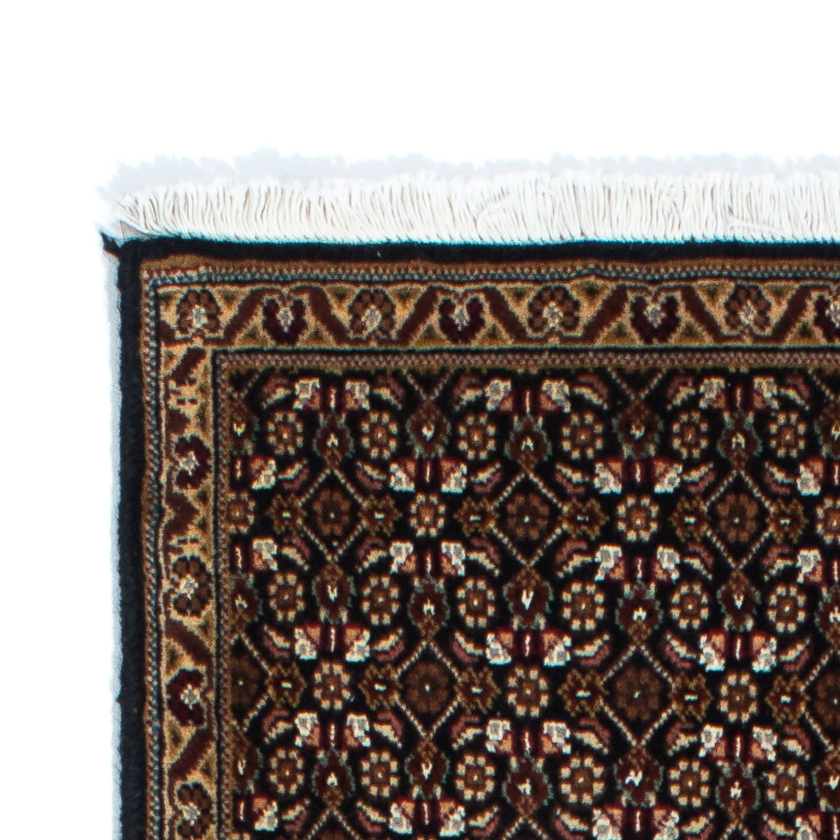 Tappeto corsia Tappeto Persero - Tabriz - 206 x 70 cm - blu scuro