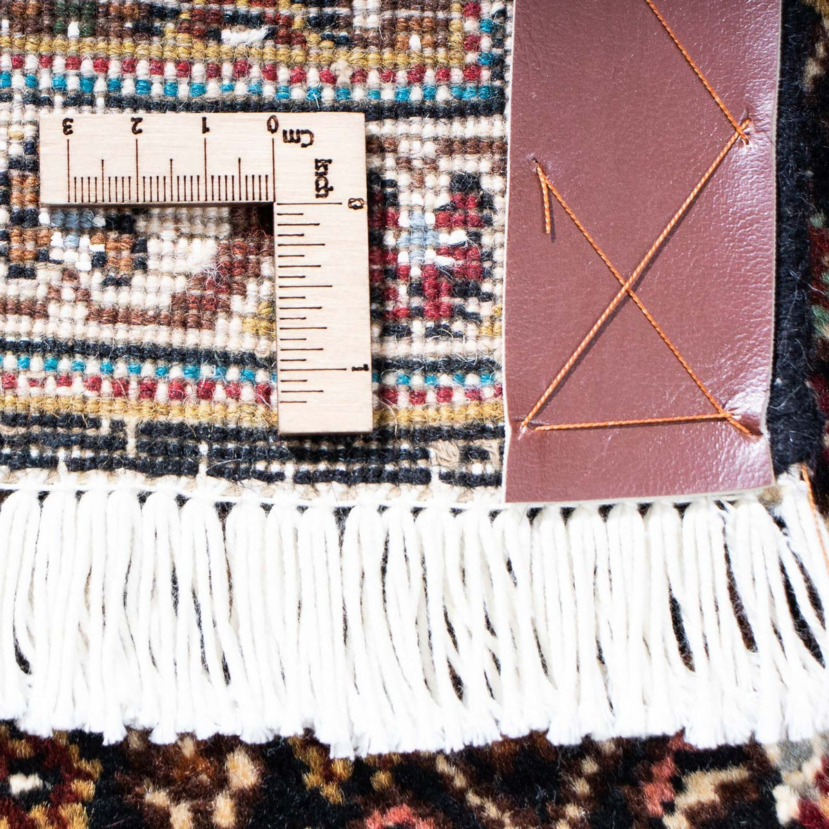 Tappeto corsia Tappeto Persero - Tabriz - 206 x 70 cm - blu scuro