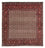 Tappeto Persero - Bidjar quadrato - 204 x 201 cm - rosso scuro