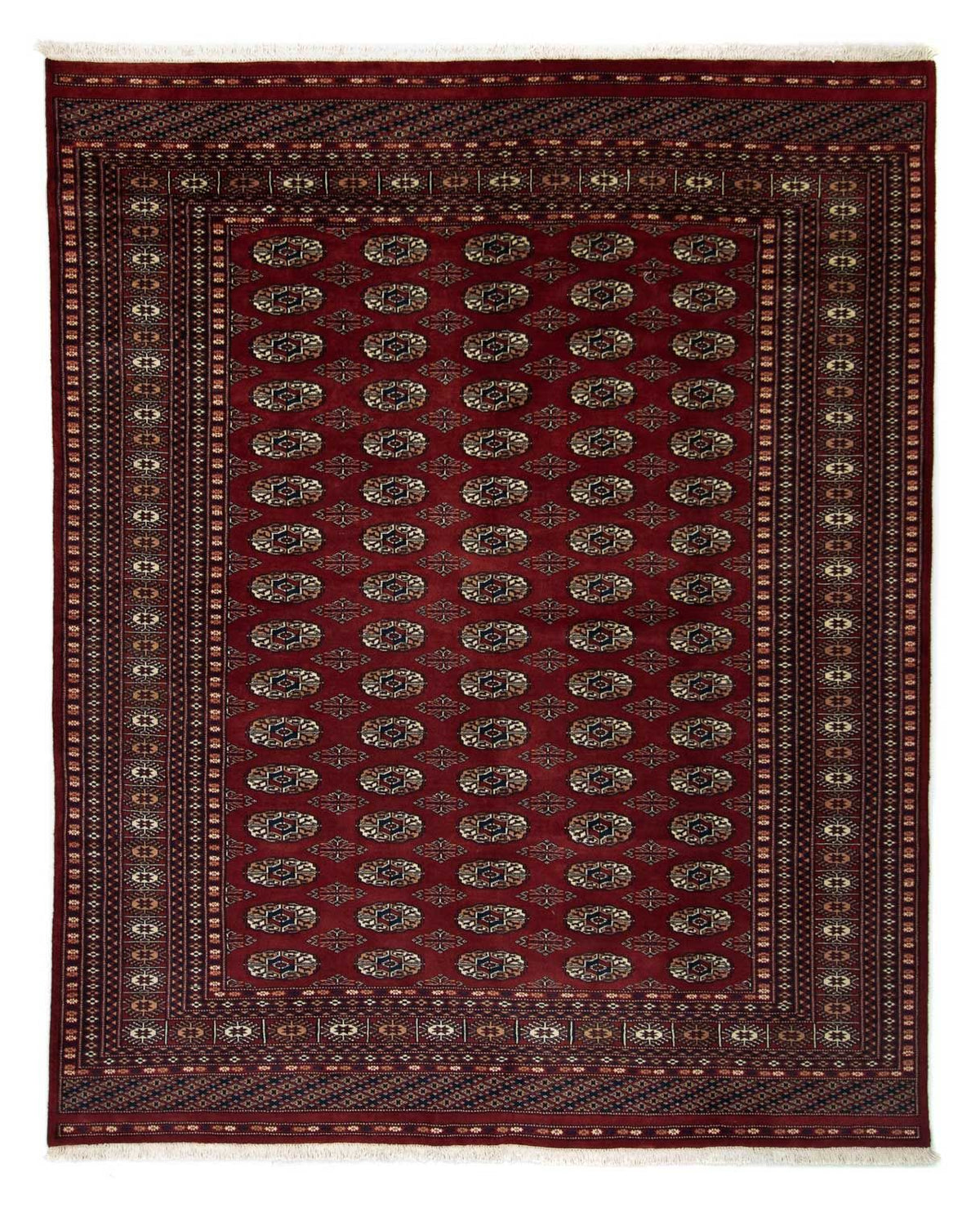 Tappeto afgano - Bukhara - 244 x 198 cm - rosso