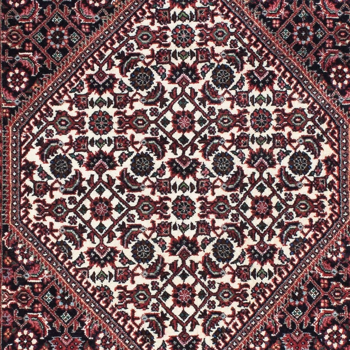 Tappeto corsia Tappeto Persero - Bidjar - 196 x 75 cm - blu scuro