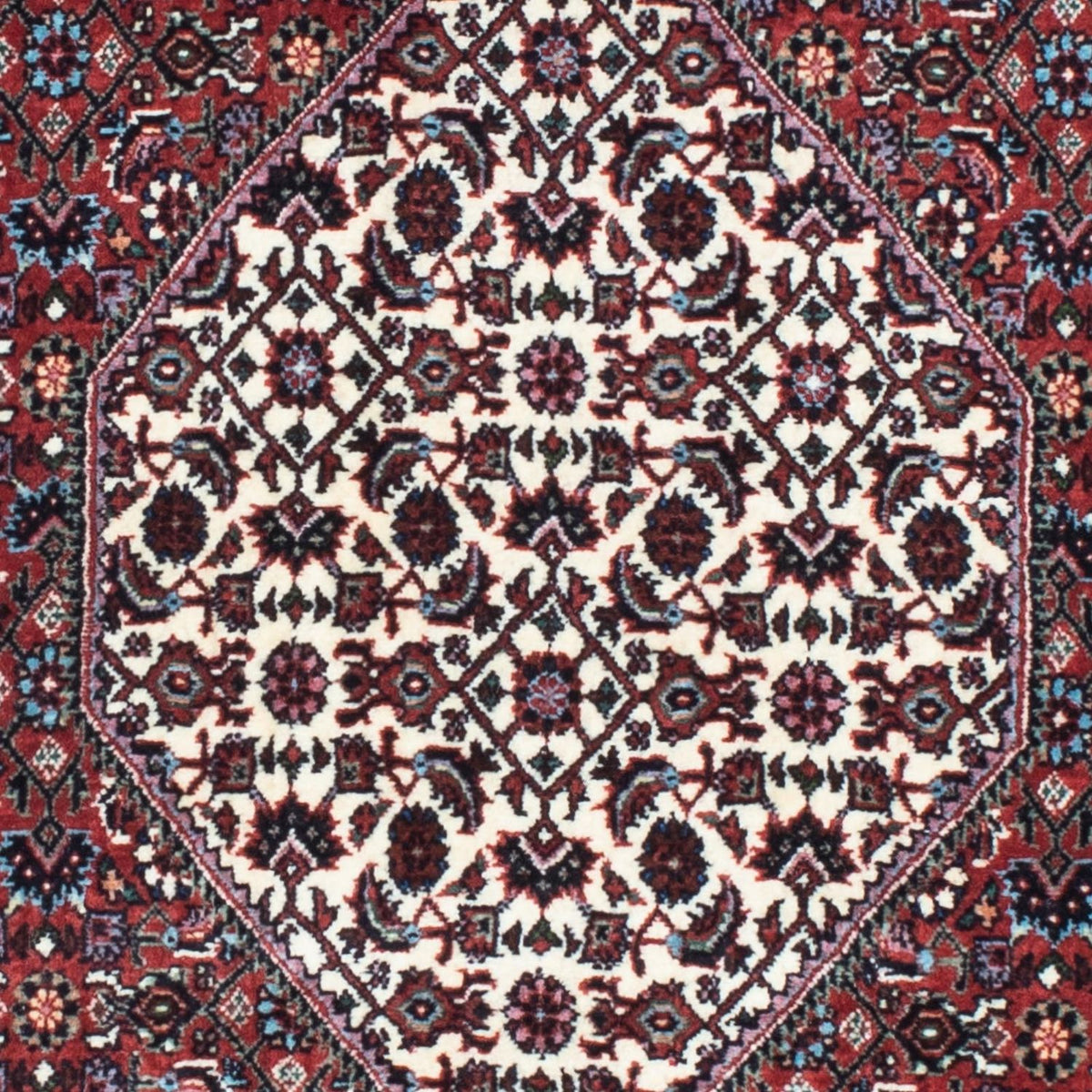 Tappeto corsia Tappeto Persero - Bidjar - 203 x 70 cm - blu scuro