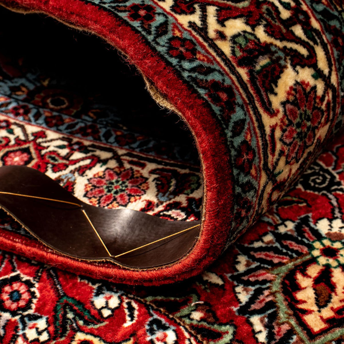 Tappeto corsia Tappeto Persero - Bidjar - 298 x 83 cm - rosso scuro