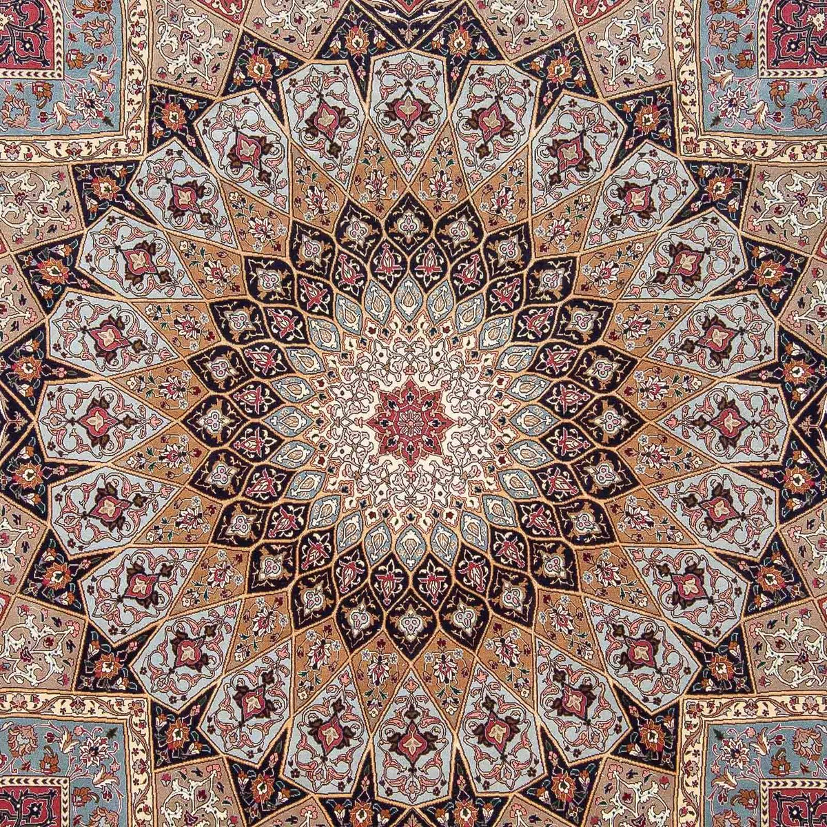 Tappeto Persero - Tabriz - Reale - 303 x 254 cm - multicolore