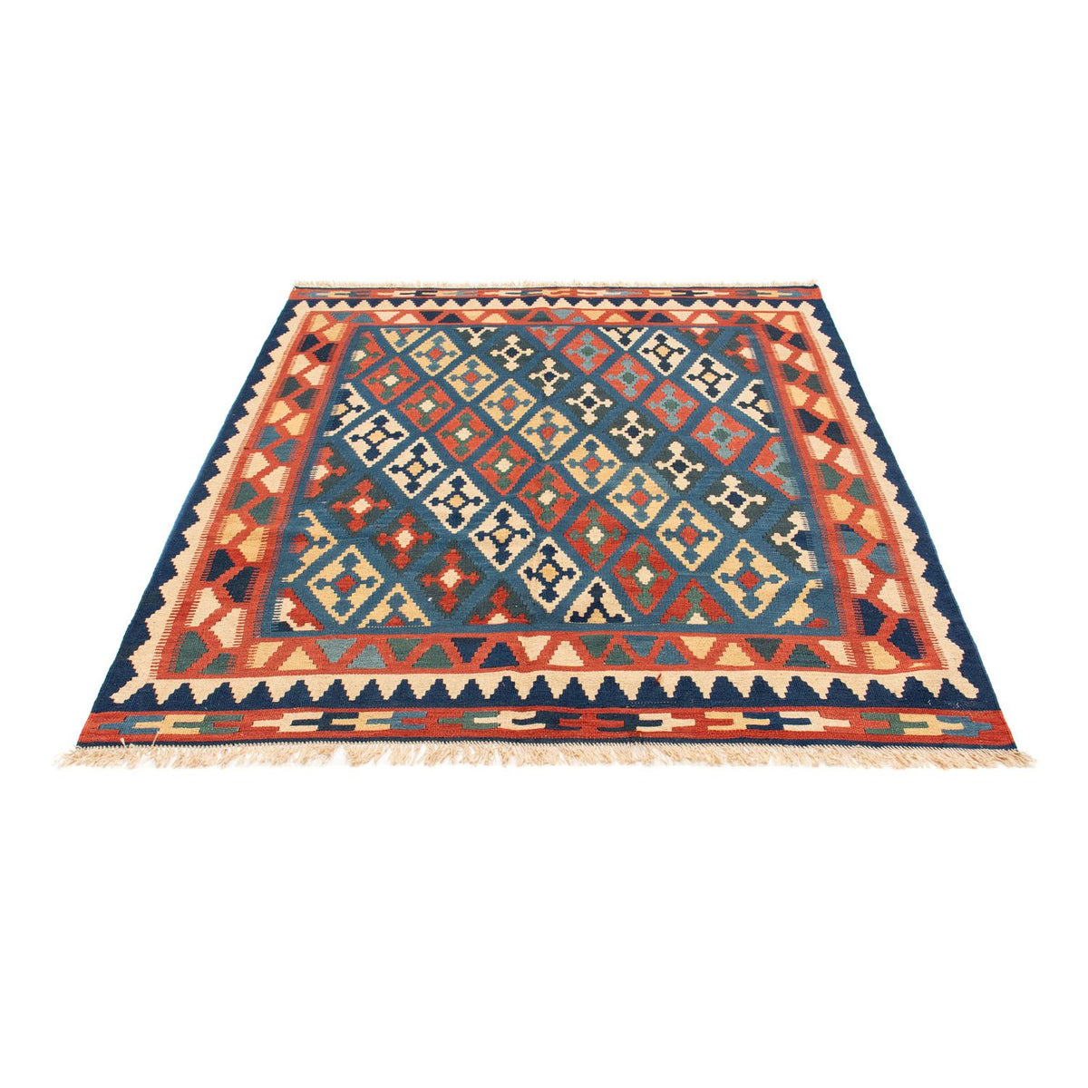 Tappeto Kelim - Orientale - 174 x 148 cm - blu