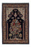 Tappeto Persero - Ghom - 210 x 139 cm - blu scuro
