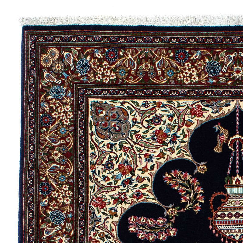 Tappeto Persero - Ghom - 210 x 139 cm - blu scuro