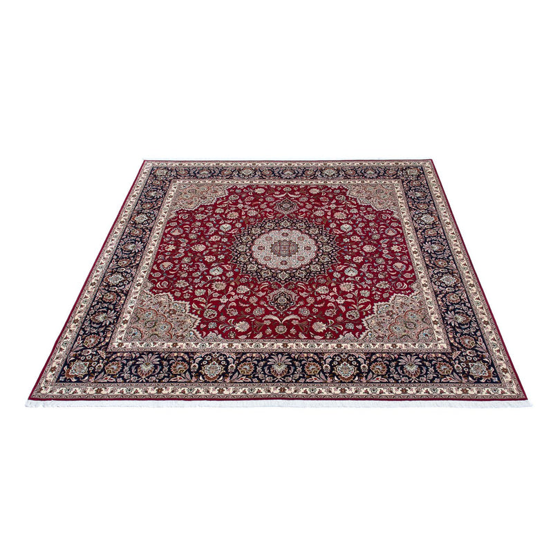 Tappeto Persero - Tabriz - Reale quadrato  - 300 x 297 cm - rosso scuro