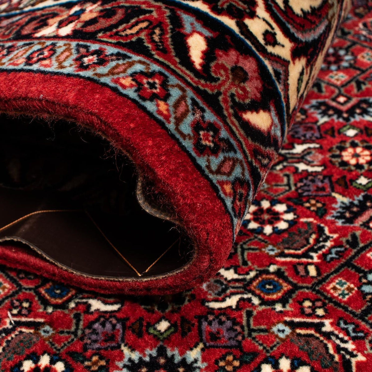 Tappeto Persero - Bidjar - 242 x 203 cm - rosso scuro