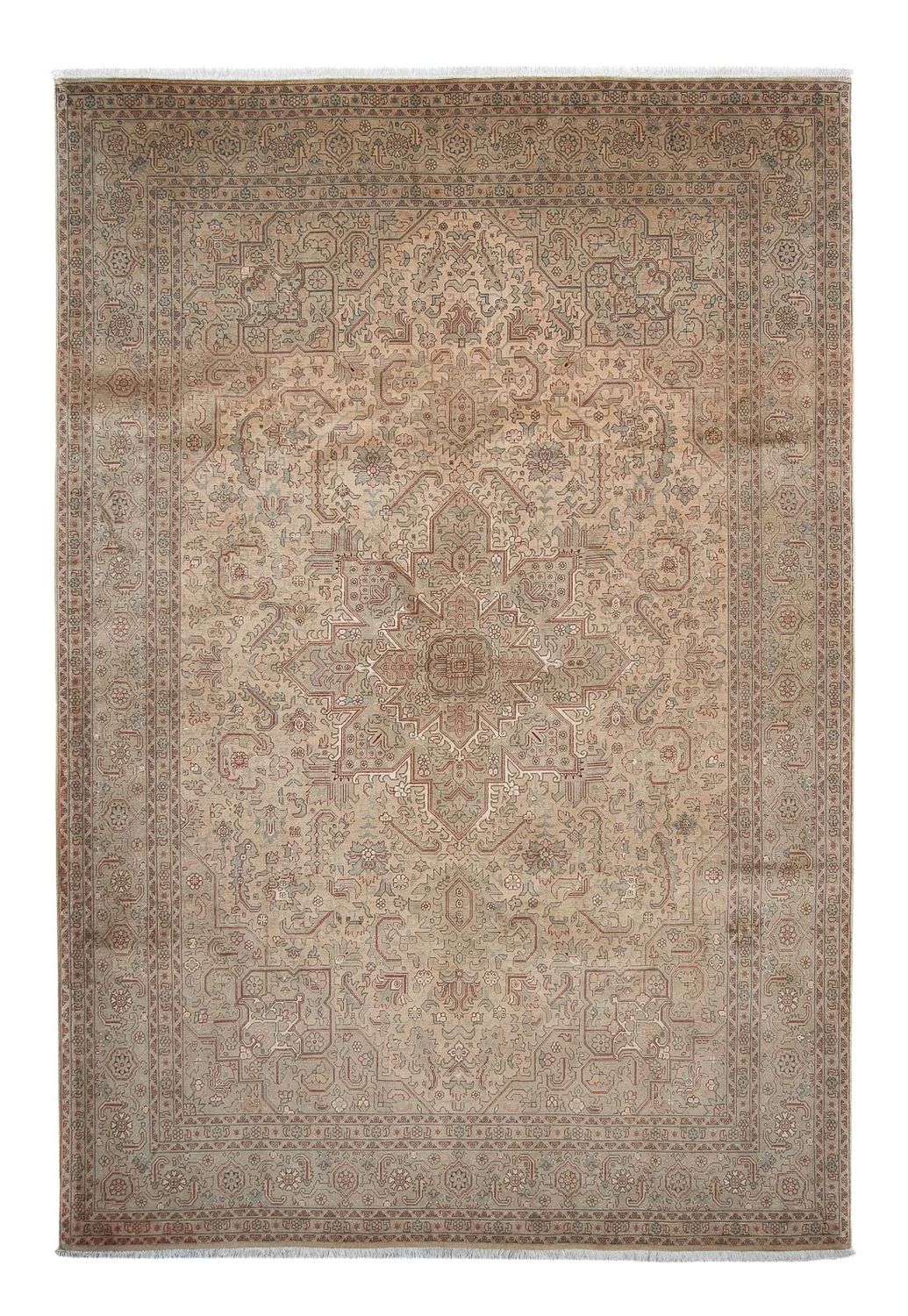 Tappeto Persero - Tabriz - Reale - 296 x 198 cm - marrone chiaro
