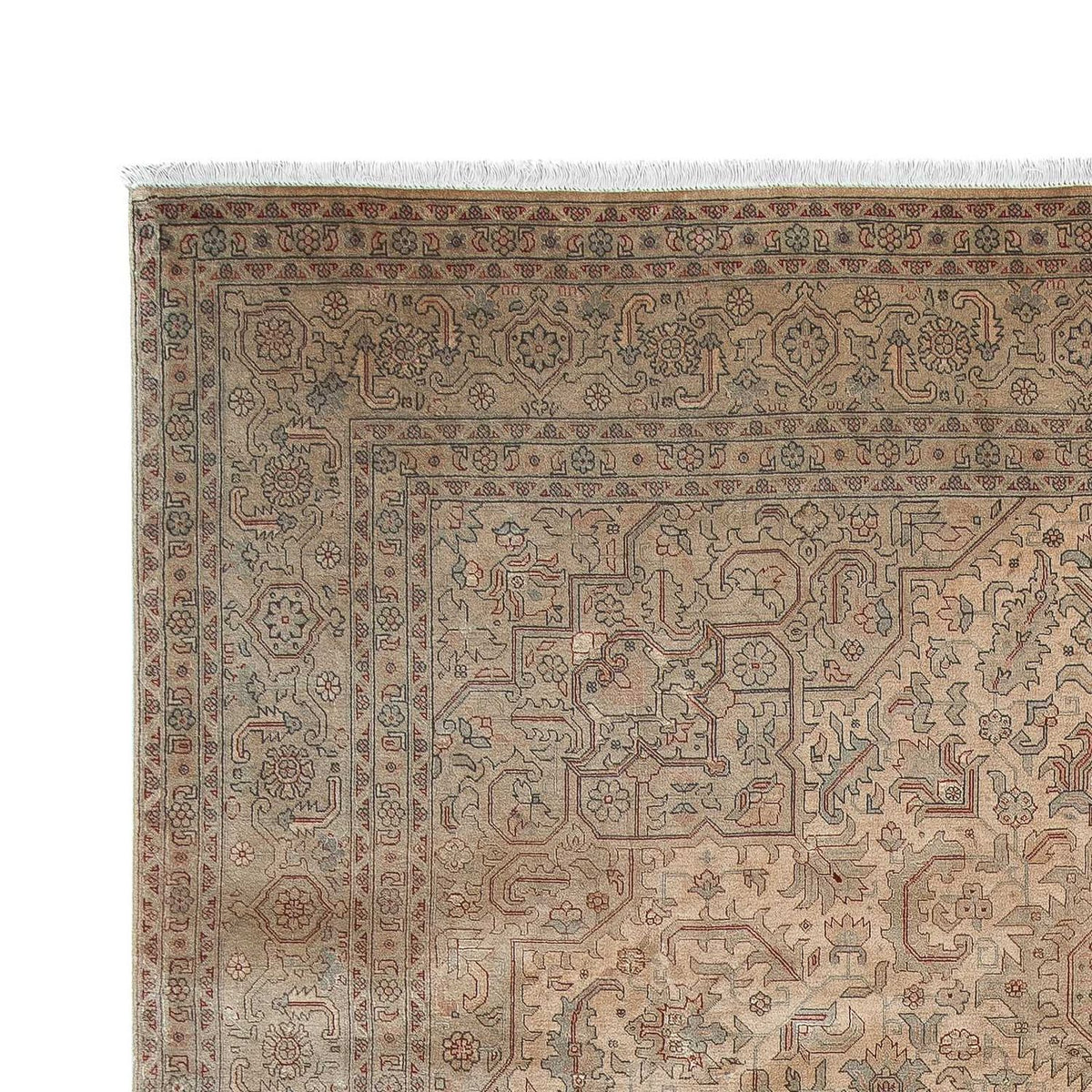 Tappeto Persero - Tabriz - Reale - 296 x 198 cm - marrone chiaro