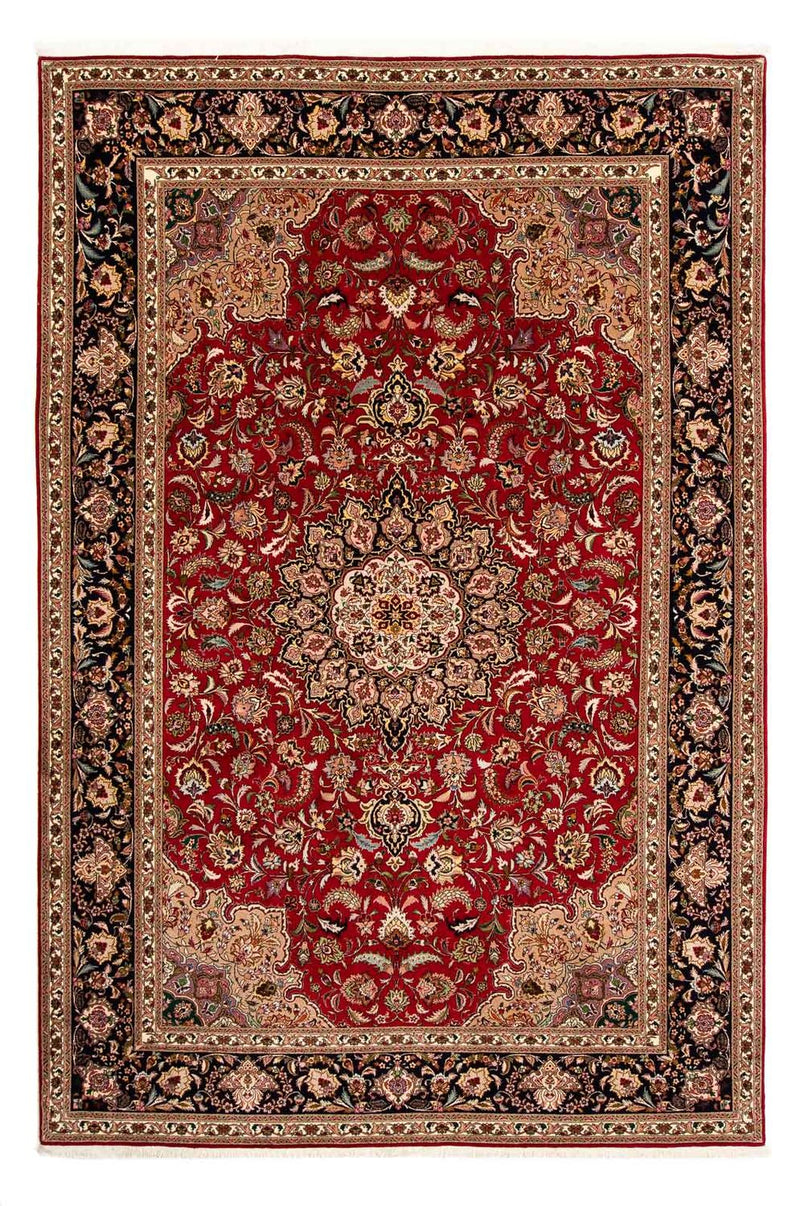 Tappeto Persero - Tabriz - Reale - 308 x 205 cm - rosso scuro